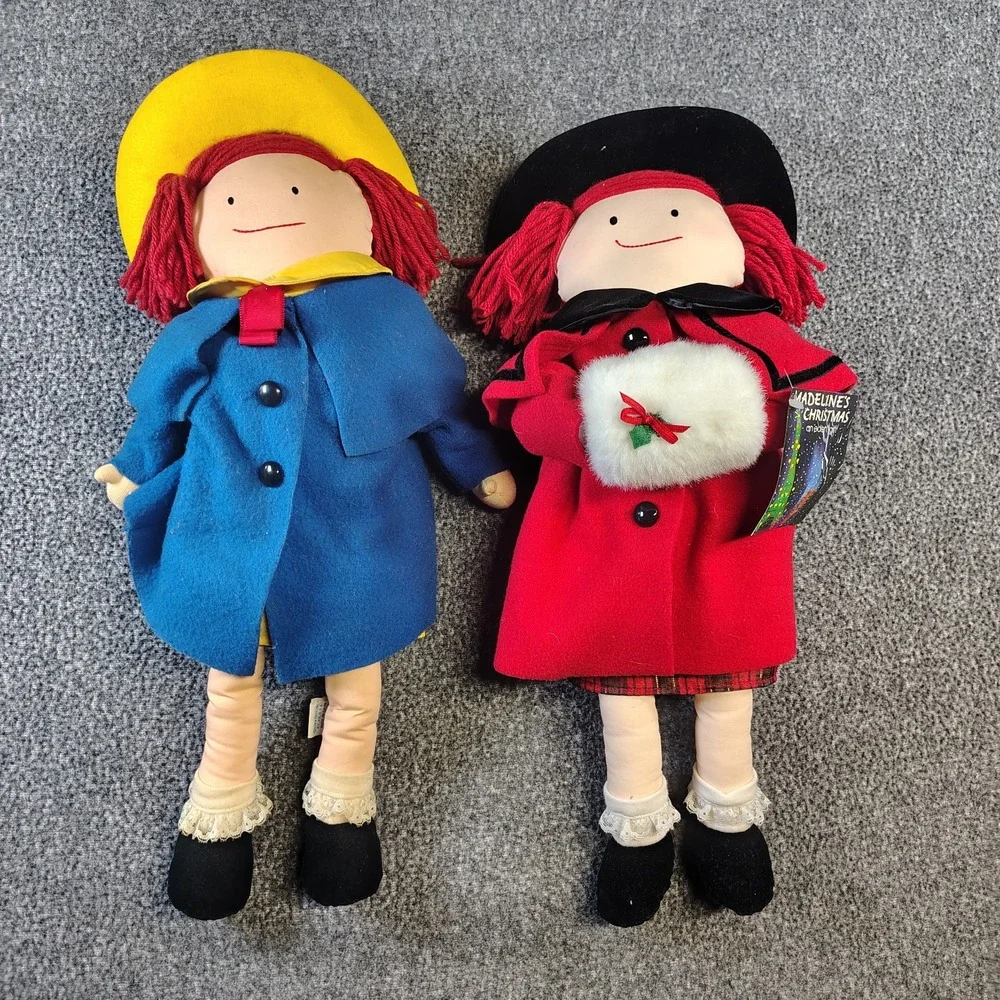 Madeline Vintage Plush Doll Sets 1990 Eden